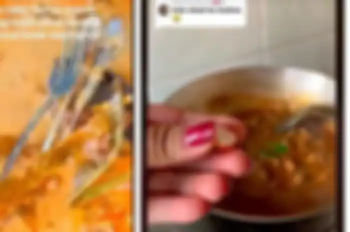 Aksi ibu-ibu tersebut viral di TikTok lantaran nekat menggunakan pil parasetamol hingga sendok garpu untuk membuat daging empuk.