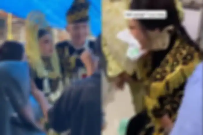 Pasangan pengantin kesurupan