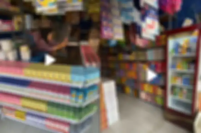 Toko kelontong disusun super rapi viral di TikTok.