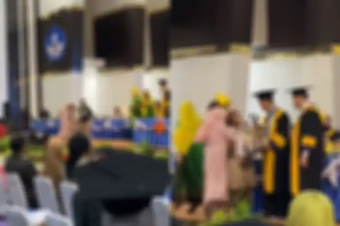 Momen ibu pilu gantikan wisuda anaknya yang telah meninggal