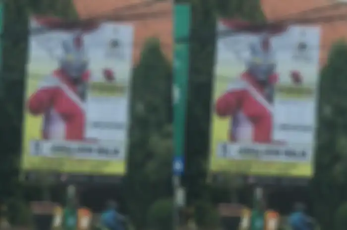 Viral di TikTok baliho caleg terpampang foto ultraman gemoy.