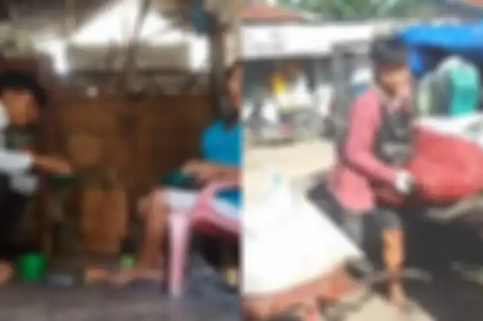 Kisah pemuda bernama Juanda Situmorang, banting tulang demi nafkahi ibu.
