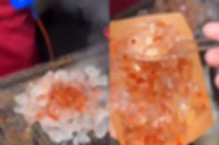 Es batu panggang viral di Tiktok