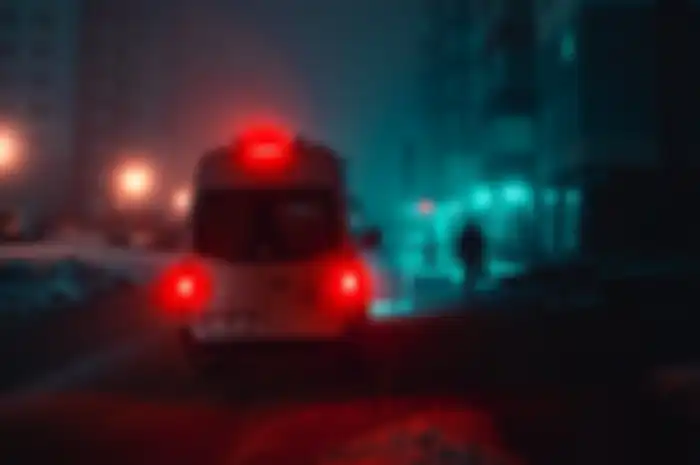 Ilustrasi mobil ambulans