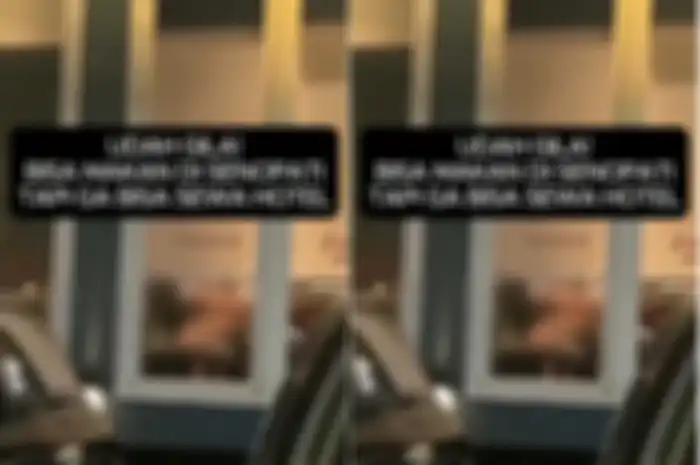Sejoli memadu kasih di sebuah restoran di Senopati viral.