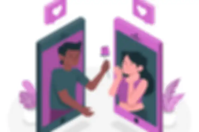 ilustrasi kencan online