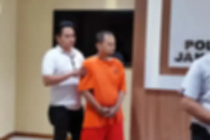 Tersangka pembunuhan empat anak kandungnya di Jagakarsa, Jakarta Selatan, Panca Darmansyah (41)