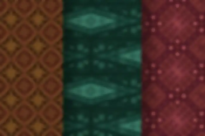 Ilustrasi hadiah bertema Batik