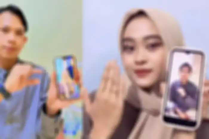 pasangan LDR Korea Selatan ~ Indonesia gelar prosesi tunangan online hingga viral di TikTok