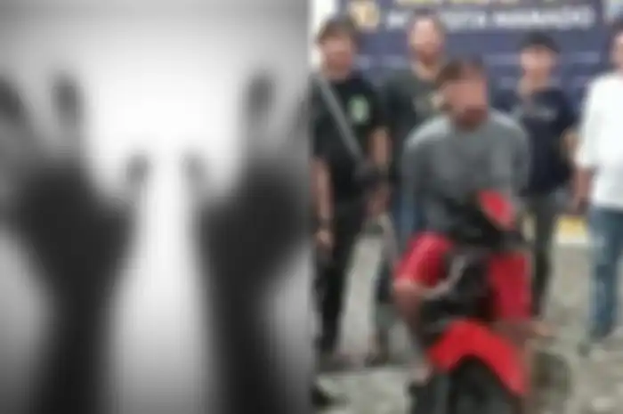 Driver ojol perkosa penumpang di Manado.