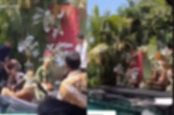 Momen pelaminan ambruk viral di tiktok
