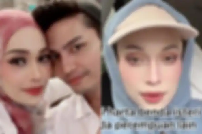 Selebgram Hajar Hanif bersama suaminya