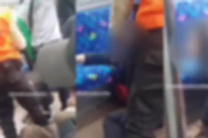 Viral video pria diduga kesurupan di KRL rute Rangkasbitung-Tanah Abang 