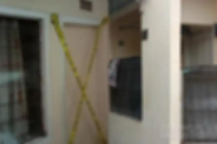Lokasi kamar kos tempat terapis pijat di Malang bunuh pasiennya sendiri.