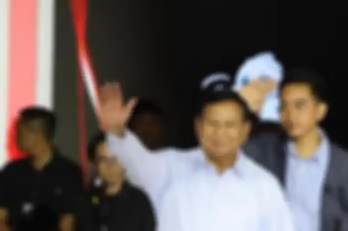 Prabowo Subianto dalam debat capres kedua