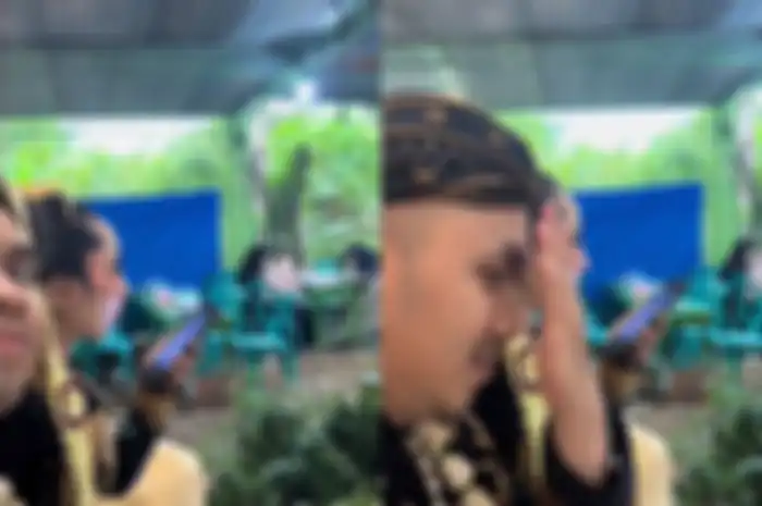Pengantin wanita tetap kerja di hari resepsi pernikahan viral di tiktok