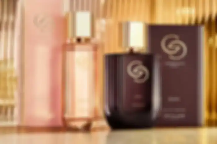Kemasan terbaru Oriflame Giordani Gold Woman dan Man Eau de Parfum