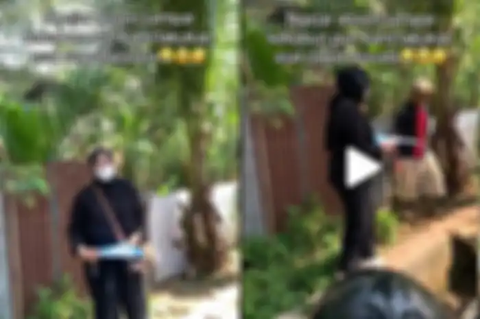 Aksi seorang mahasiswi mengejar dosen ke kebun demi sebuah tanda tangan.