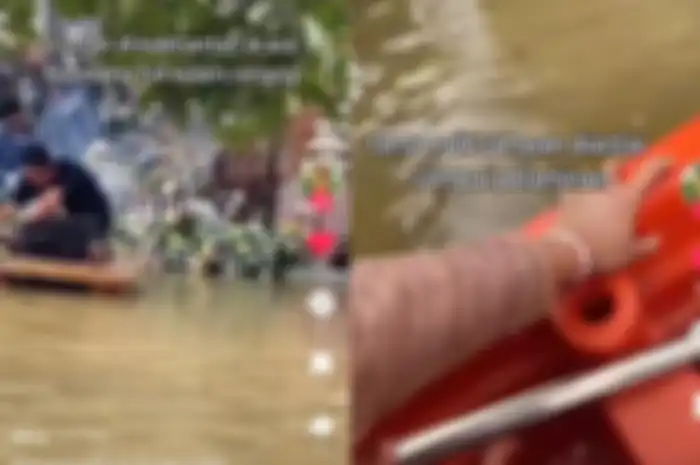pesta pernikahan digelar saat banjir viral di TikTok