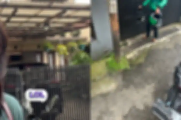 Driver ojol miliki hunian bagus dan juga mobil