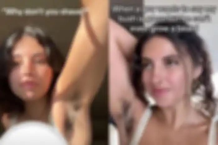 Tak seperti kebanyakan perempuan lain, wanita ini memelihara dan memamerkan bulu ketiaknya yang lebat di media sosial.