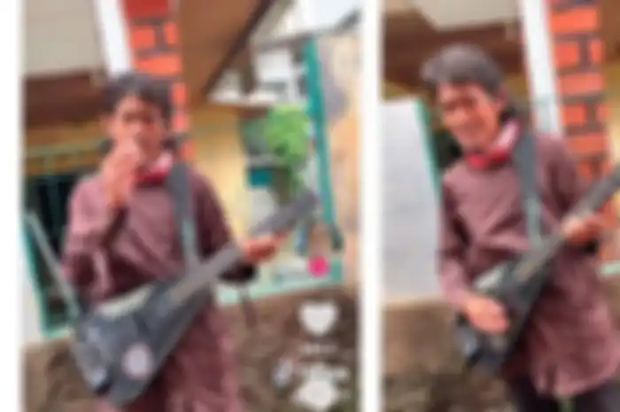 Aksi pengamen di Bogor yang viral karena bersuara merdu bak Rhoma Irama  