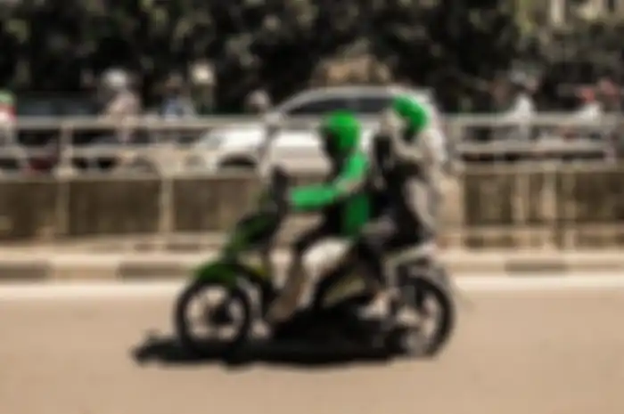 Ilustrasi driver ojol.