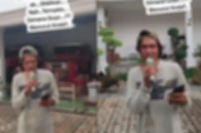 Tukang bangunan yang izin karaokean lagu "She's Gone" kepada pemilik rumahnya beredar viral di media sosial. 