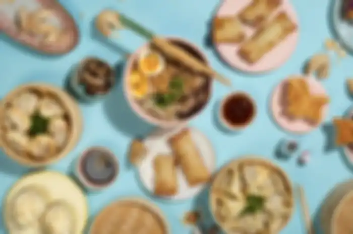 Ilustrasi makanan di festival kuliner