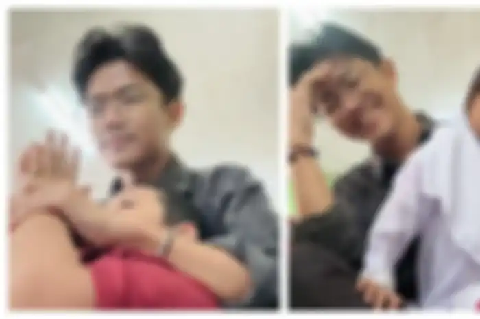 Potret guru muda saat mendidik anak muridnya, bak kakak kandung sendiri 