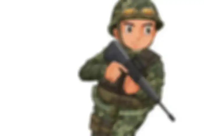 Ilustrasi gambar tentara