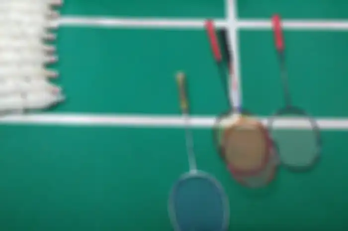 Ilustrasi raket badminton