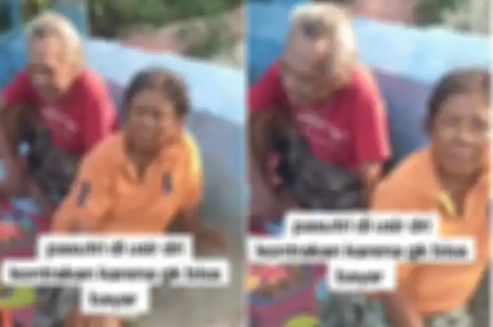 Pasutri diusir lantaran tak bisa bayar uang kontrakan, kini tinggal di emperan got.