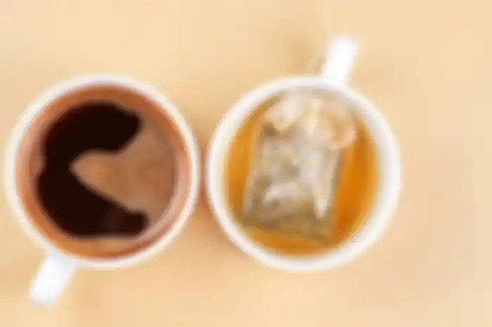 Ilustrasi kopi dan teh