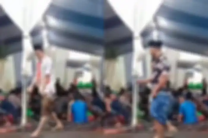 Detik-detik Sound System Acara Pernikahan di Jember Tersambar Petir Viral