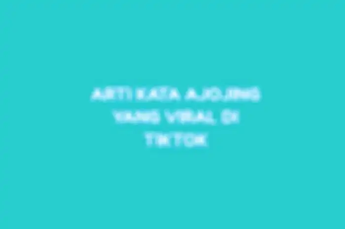 arti kata ajojing