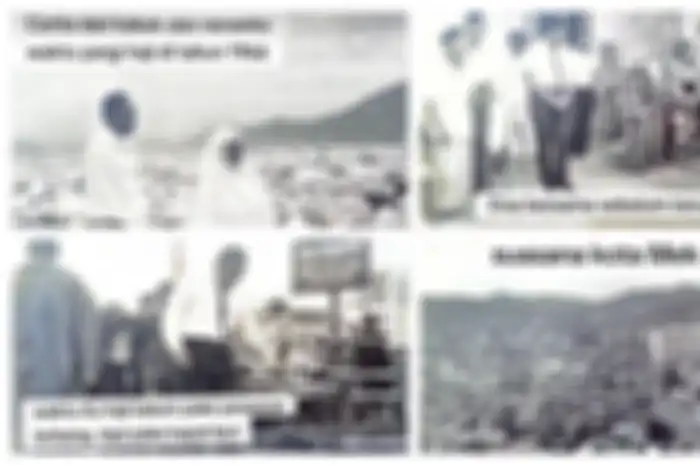Momen naik haji tahun 1966, berangkat masih naik kapal dan suasana di Makkah sepi 