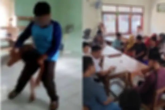 Para orang tua dikumpulkan pihak sekolah untuk mediasi kasus perundungan di SDN di Indramayu