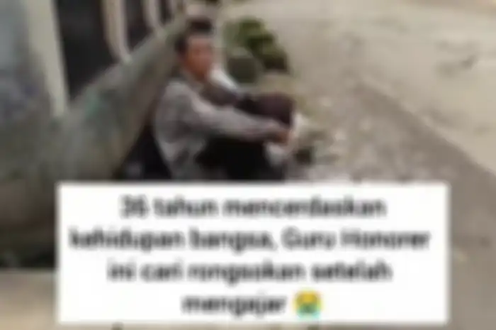Viral, Kisah Pak Alvi Guru Mengajar 36 Tahun Masih Honorer, Banting Tulang Kerja Sampingan Cari Rongsokan Setiap Pulang Mengajar dari Sekolah   