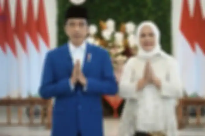 Presiden Jokowi dan Iriana Jokowi.