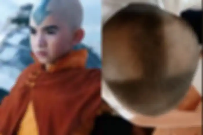Siswa SMP tirukan potongan rambut Aang dalam tokoh live action Avatar.