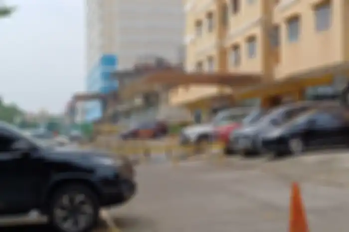 Kondisi TKP jatuhnya satu keluarga di Apartemen Teluk Intan, Penjaringan, Jakarta Utara 