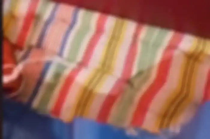 Wanita bernama Eli bagikan momen dirinya temukan kulit ular di bawah sprei tempat tidur.  