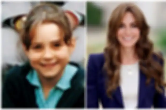 Kate Middleton kecil (kiri) dan dewasa (kanan)