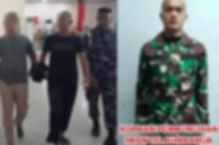 Foto Iwan Sutrisman Telaumbanua (kanan), eks calon siswa atau casis Bintara TNI AL yang dibunuh oleh Serda Adan Aryan Marsal
