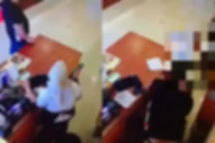 Rekaman CCTV aksi pelecehan seksual yang menimpa seorang karyawan toko roti.