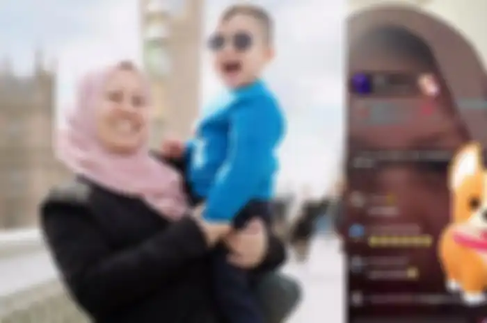 Suster Rini (kiri) ketakutan live TikTok bareng Rayyanza langsung banjir gift, larang Cipung muncul 'ih adek deg-degan'. 