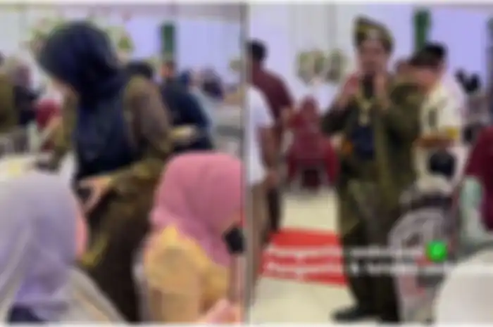 pengantin pria syok bajunya justru sarimbit dengan tamu undangan wanita