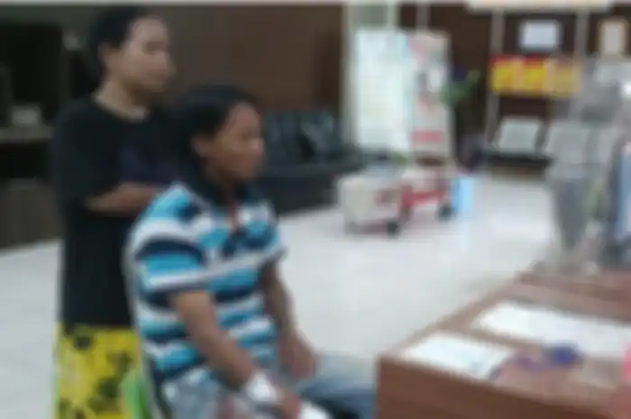 Dayat melaporkan tetangganya yakni ayah dan anak kasus penganiayaan ke Polrestabes Palembang, Selasa (30/4/2024)