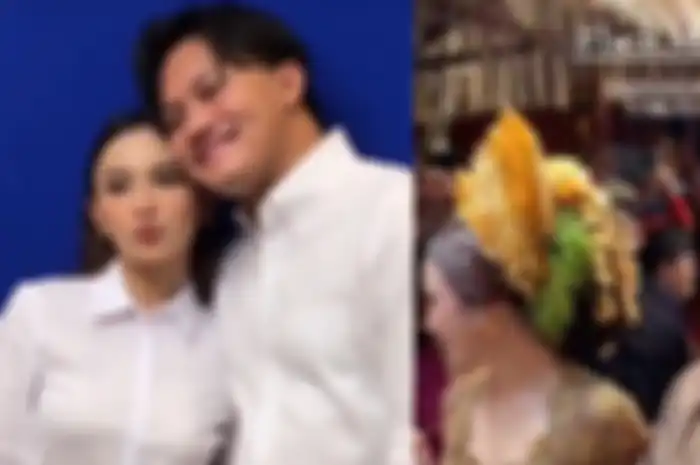 Foto pernikahan Rizky Febian dan Mahalini